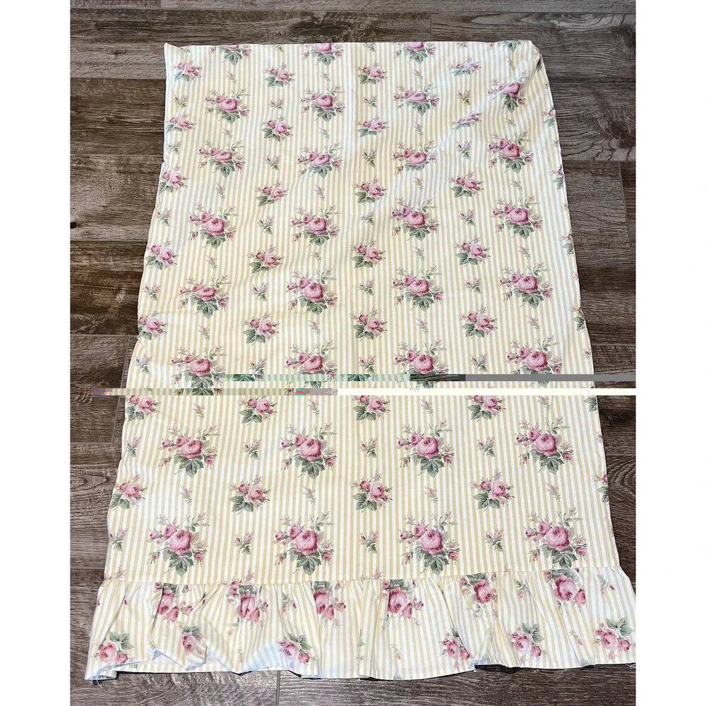VTG Ralph Lauren Sophie Brooke Floral Twin Comforter Pillow Sheet Bed Skirt